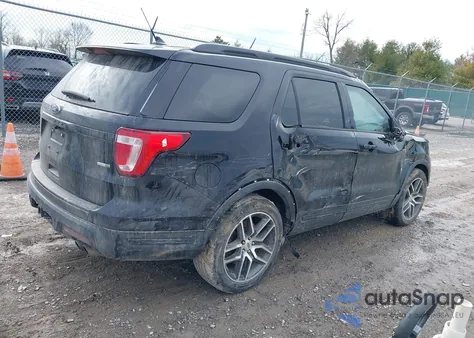 2019 Ford Explorer Sport из США, поврежденный, VIN 1FM5K8GTXKGA04769